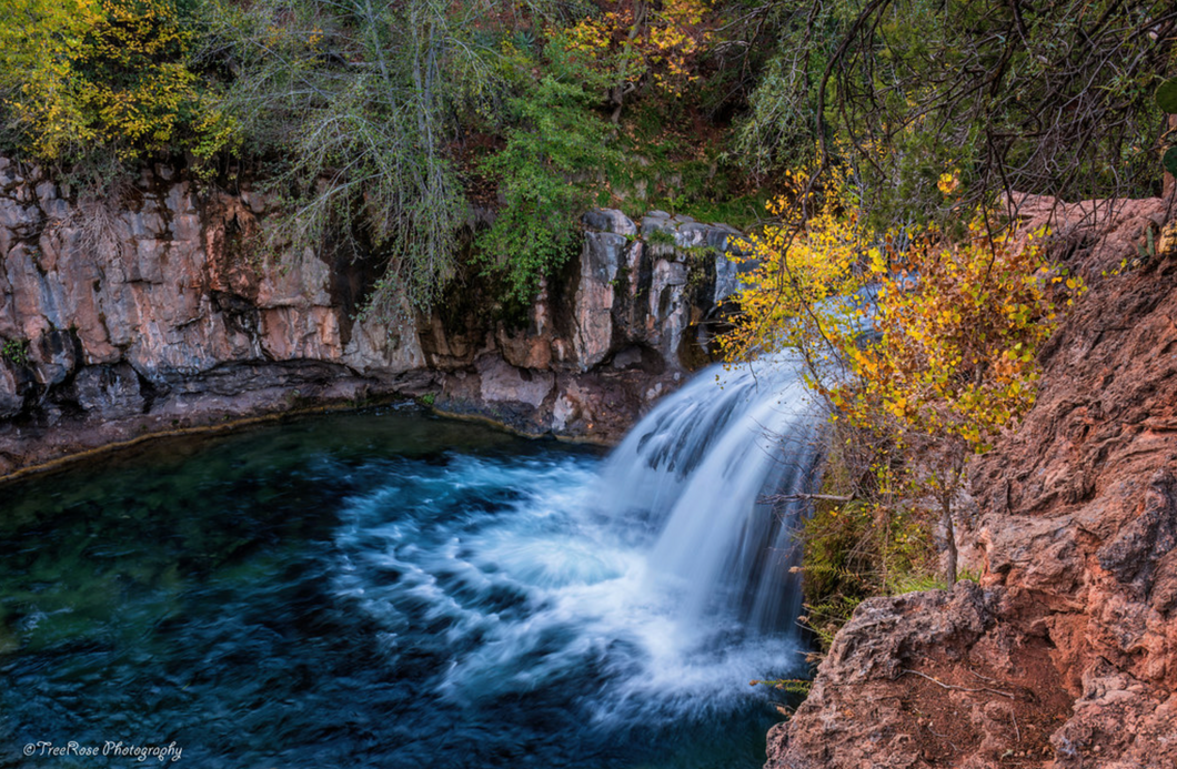 Fall at Fossil Creek Falls