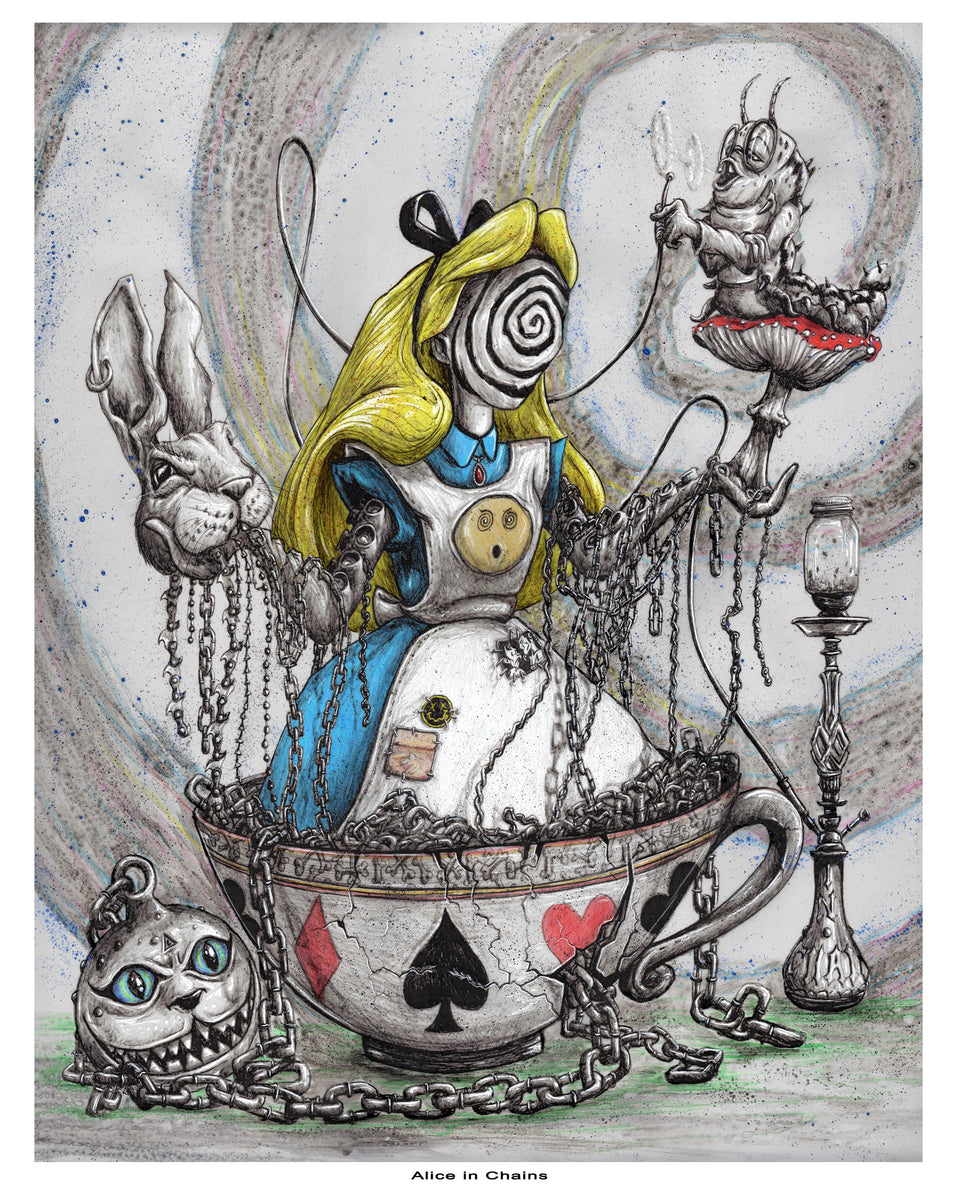 Alice In Chains / 絵画（ポスター）3枚セット Wanfst Musician Band Artwork Alice in Chains Artwork Metal