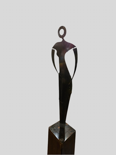 Elegant Steel Sculpture