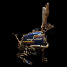 Load image into Gallery viewer, “Bad to the Bone”  – Steampunk Metal Rabbit Sculpture by Paul Klaine | Ian Russell Gallery