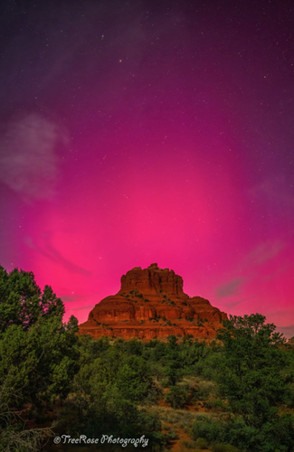 Bell Rock Aurora Lights