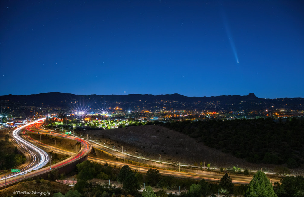 Comet Over Prescott