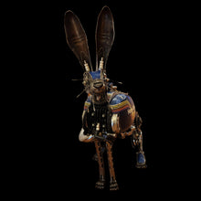 Load image into Gallery viewer, “Bad to the Bone”  – Steampunk Metal Rabbit Sculpture by Paul Klaine | Ian Russell Gallery