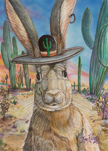 Original Watercolor Painting "Hop Along Cassidy"