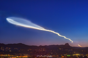 Space X Launch Prescott View