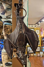 Load image into Gallery viewer, &quot;Flying Fox metal art by David Groenjes displayed in a modern interior, exemplifying unique wildlife-inspired industrial decor.&quot;