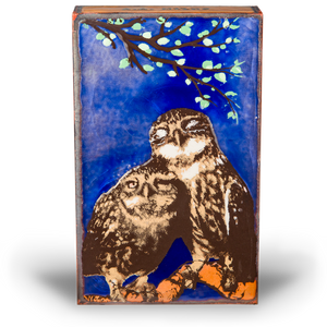 Houston Llew Spiritile 172 Feather Friends – Retired Art Tile with Birds