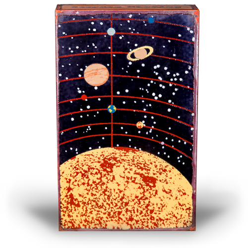 Houston Llew Spiritile 220 Stellar – Retired Art Tile with Starry Night Sky