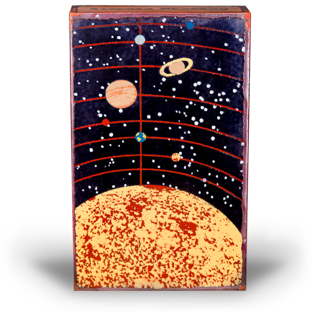 Houston Llew Spiritile 220 Stellar – Retired Art Tile with Starry Night Sky