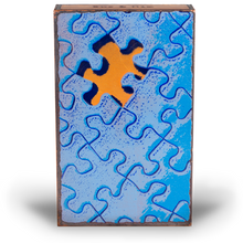 Load image into Gallery viewer, Houston Llew Spiritile 247 Piece of Me – Retired Art Tile with Puzzle Pieces