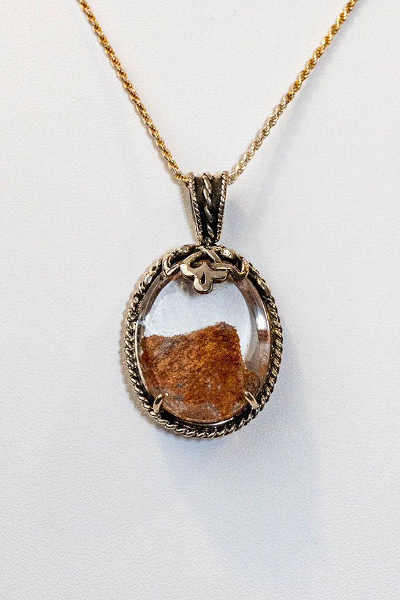 Sterling Silver Thumb Butte Agate Pendant
