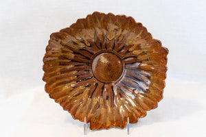 Small Footed Snowflake Bowl