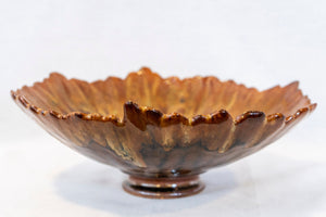 Small Footed Snowflake Bowl