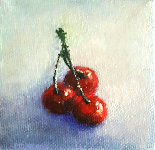 Cherries on White