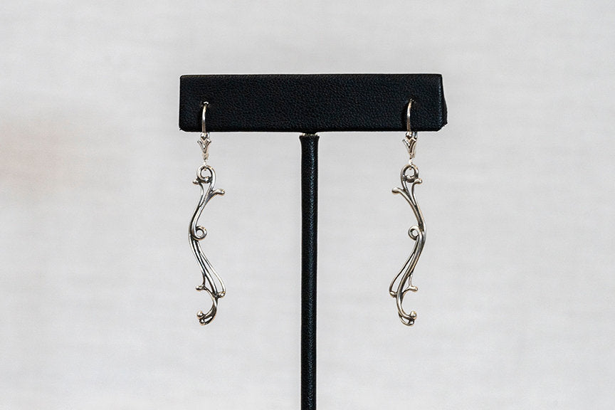 Sterling Silver Cast Earrings (E9)
