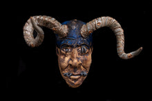Load image into Gallery viewer, Blue Mask with Horns