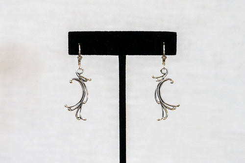 Sterling Silver Cast Earrings (E19- no stone)