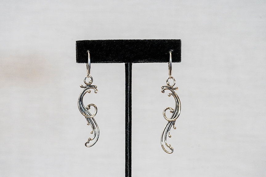 Sterling Silver Cast Earrings (EL21)