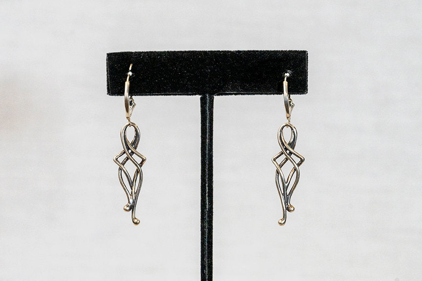 Sterling Silver Cast Earrings (E20)