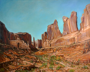 Original Oil Painting- "Arches National Park"