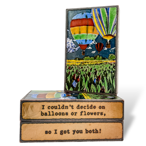 From the Heart Spiritile by Houston Llew displayed in home décor setting, perfect for meaningful gifts and Spiritile collectors.